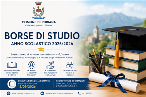 Borsa di studio comunale a.s. 2025/2026